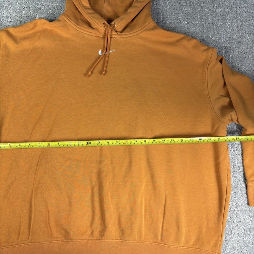 Nike Center Swoosh Hoodie Mens Size XL Mustard Yellow Rare Travis Scott Style - Picture 6 of 8